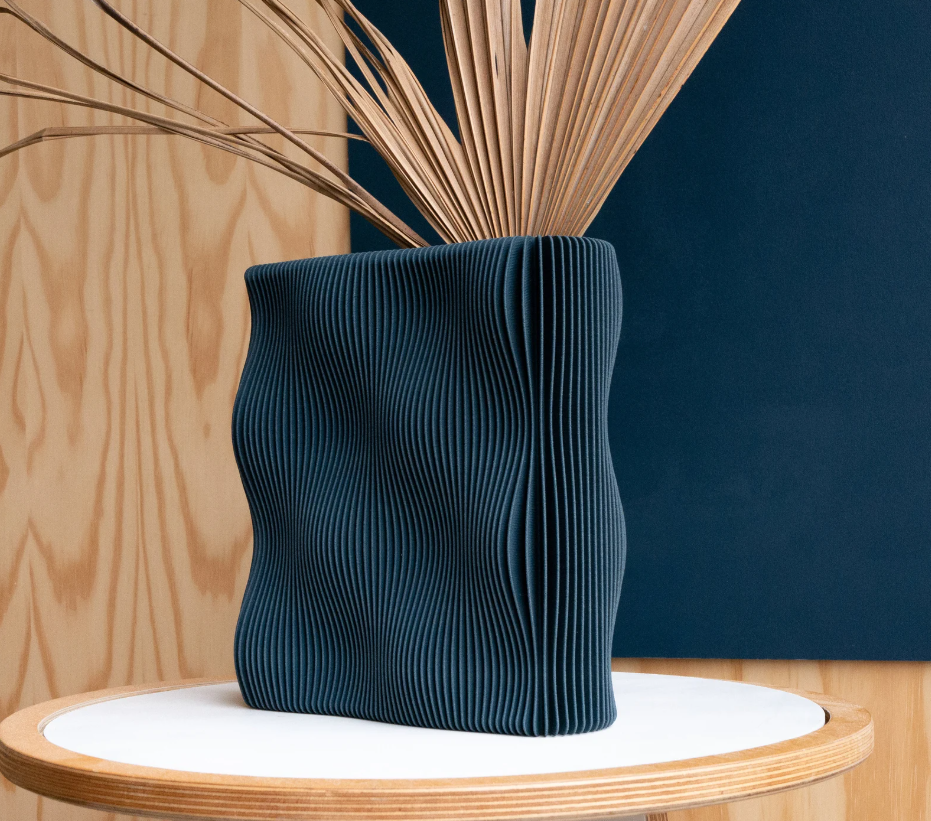 Vase TIDE Bleu parfait pour fleurs séchées - cadeau original pour amoureux décoration !